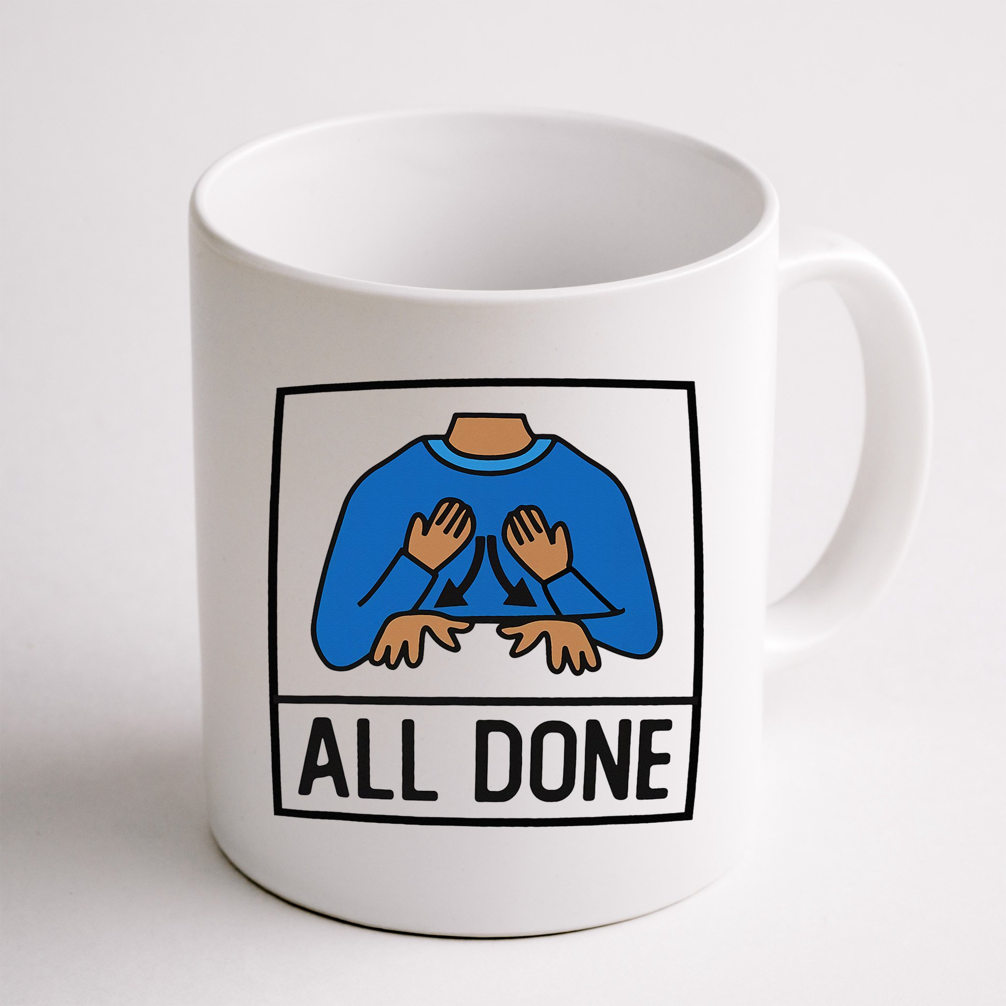 All Done Special Education Teacher Neurodiversity Autism Mug