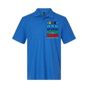 Autism Dad Some People Look Up To Their Hero Im Raising Mine Gift Softstyle Adult Sport Polo