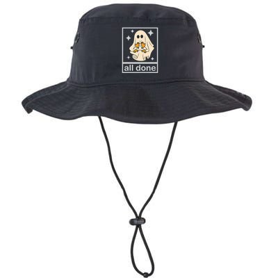 All Done Sign Language Speech Pathology Teacher Halloween Legacy Cool Fit Booney Bucket Hat