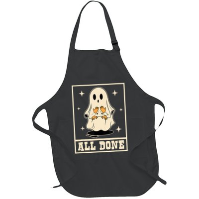 All Done Sign Language Speech Halloween Ghost Teacher Sped Apron