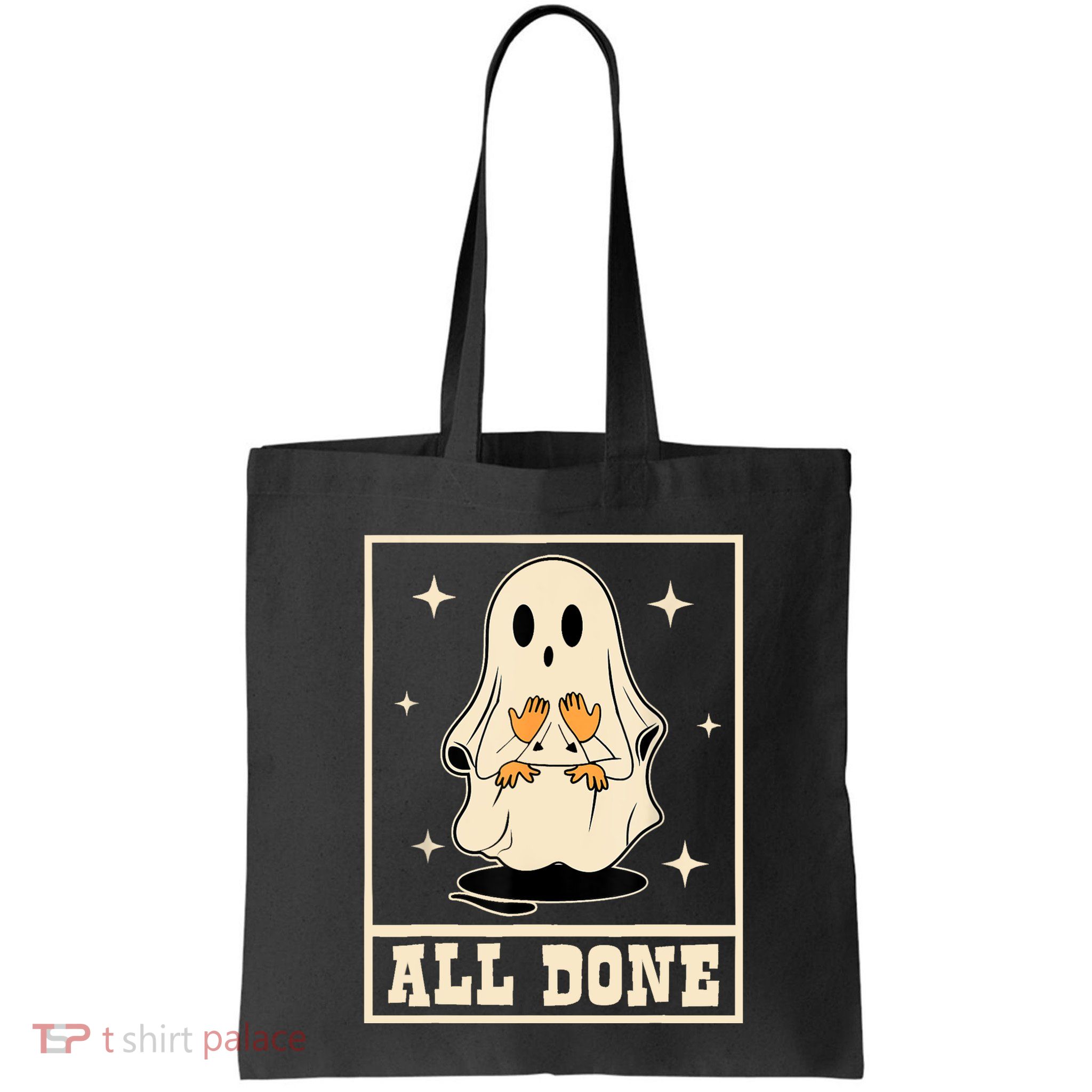 All Done Sign Language Speech Halloween Ghost Teacher Sped Bag