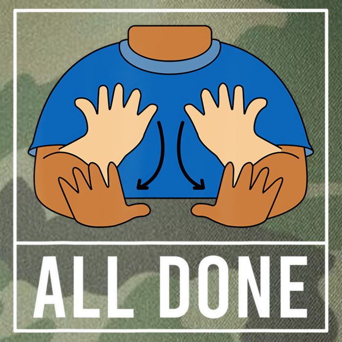 All Done Sign Language Speech Pathology Aac Funny Gift Sped Teacher Legacy Tie Dye Trucker Hat