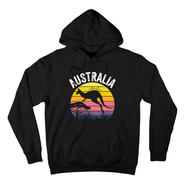 Australia Day Shirts Funny Australian Kangaroo Vintage Hoodie