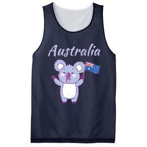 Australia Day Shirts Funny Koala Australian Flag Mesh Reversible Basketball Jersey Tank