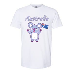 Australia Day Shirts Funny Koala Australian Flag Softstyle CVC T-Shirt