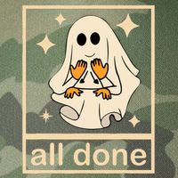 All Done Sign Language Speech Pathology Ghost Fall Halloween Legacy Tie Dye Trucker Hat