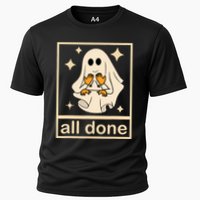 All Done Sign Language Speech Pathology Ghost Fall Halloween Performance Shirt