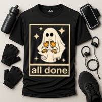 All Done Sign Language Speech Pathology Ghost Fall Halloween Performance Shirt