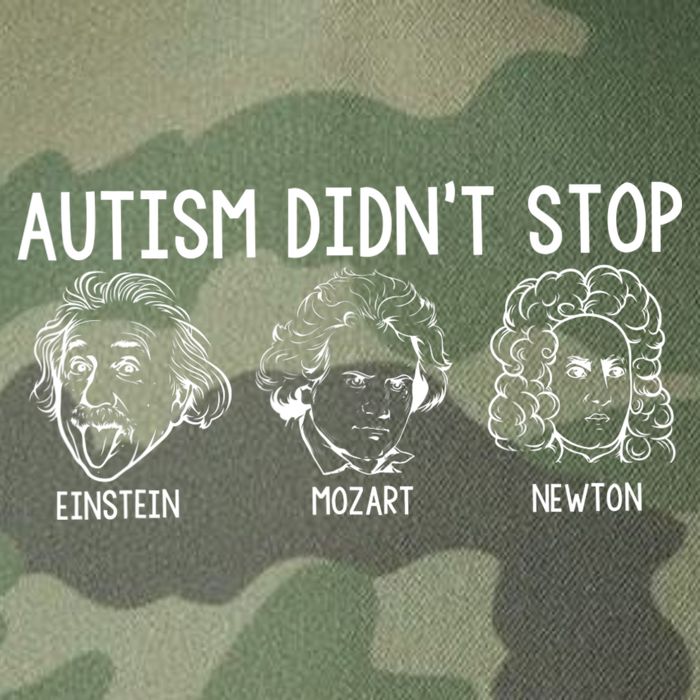 Autism Didn't Stop Einstein Mozart Newton Autism Awareness Legacy Tie Dye Trucker Hat