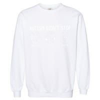 Autism Didn't Stop Einstein Mozart Newton Autism Awareness Garment-Dyed Sweatshirt