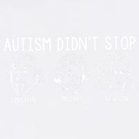 Autism Didn't Stop Einstein Mozart Newton Autism Awareness Garment-Dyed Sweatshirt