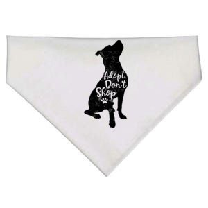 Adopt Don't Shop Rescue Pitbull Dog Breed Pit Bull Mom Great Gift USA-Made Doggie Bandana