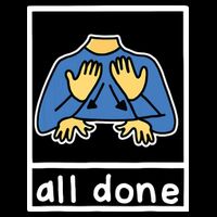 All Done Sign Language Cooling Performance Long Sleeve Crew