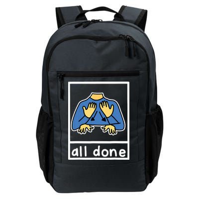 All Done Sign Language Backpack