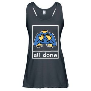 All Done Sign Language Ladies Essential Flowy Tank