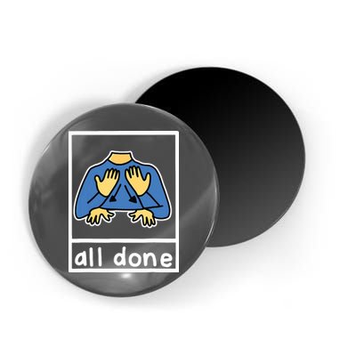 All Done Sign Language Magnet