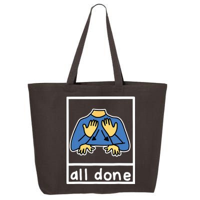 All Done Sign Language 25L Jumbo Tote