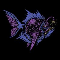 Anglerfish Deep Sea Creatures Sea Monster Angler Fish Backpack