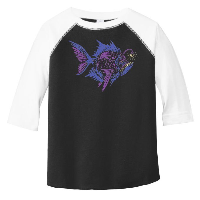 Anglerfish Deep Sea Creatures Sea Monster Angler Fish Toddler Fine Jersey T-Shirt