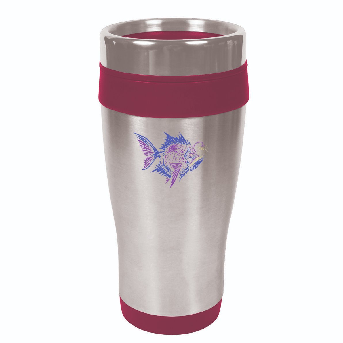 Anglerfish Deep Sea Creatures Sea Monster Angler Fish 16oz Travel Tumbler