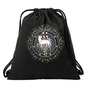 Agnus Dei Sanctus Traditional Latin Mass Catholic Drawstring Bag