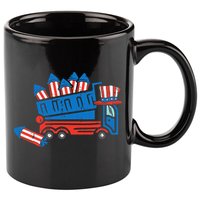 American Dump Truck 4th Of July Fourth 11oz C Handle Ceramic Mug