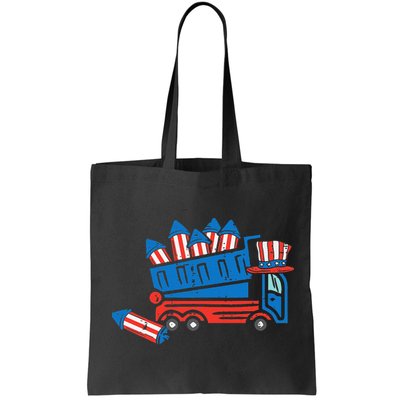 American Dump Truck 4th Of July Fourth Bag