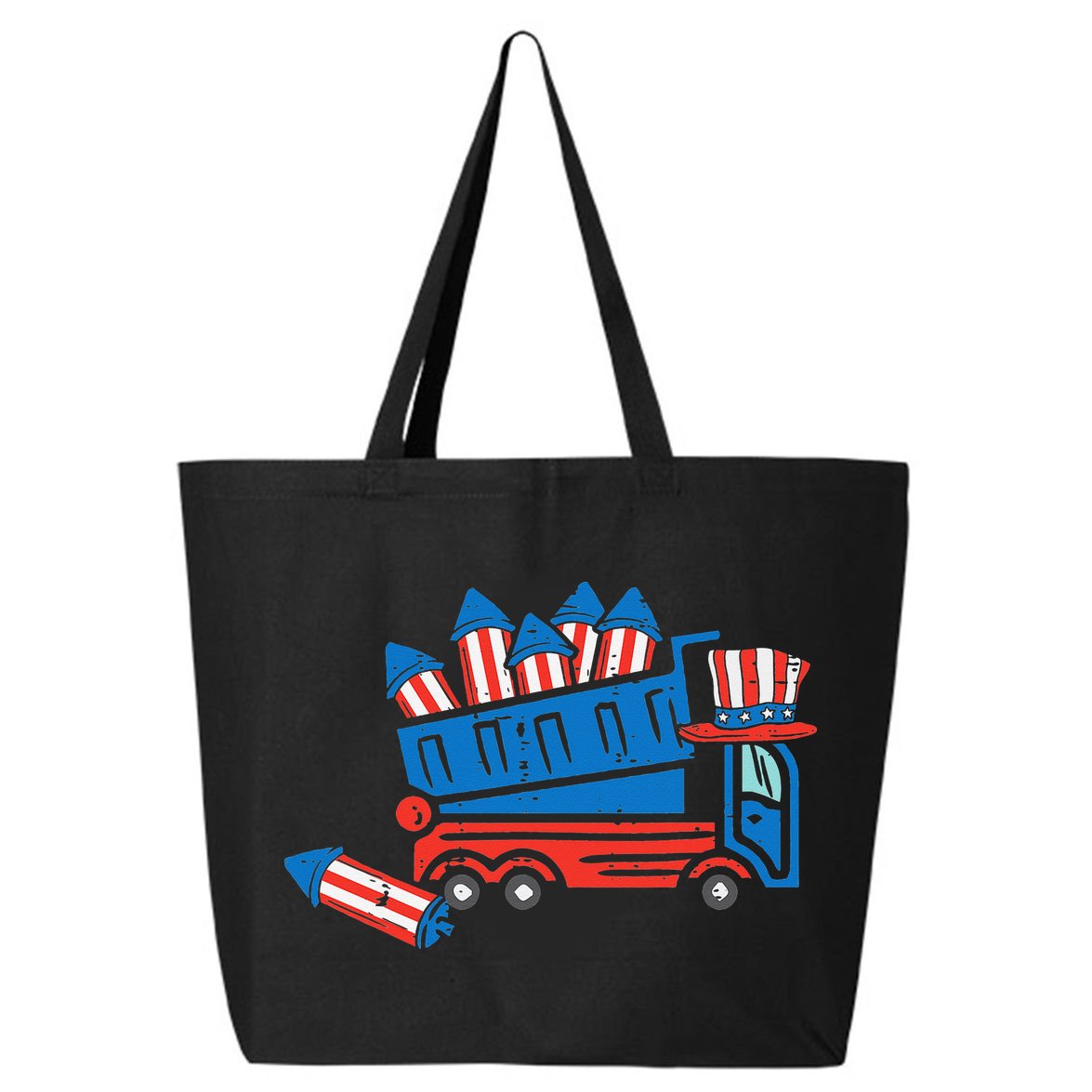 American Dump Truck 4th Of July Fourth 25L Jumbo Tote
