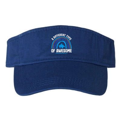 A Different Type Of Awesome Autism Awareness Valucap Bio-Washed Visor