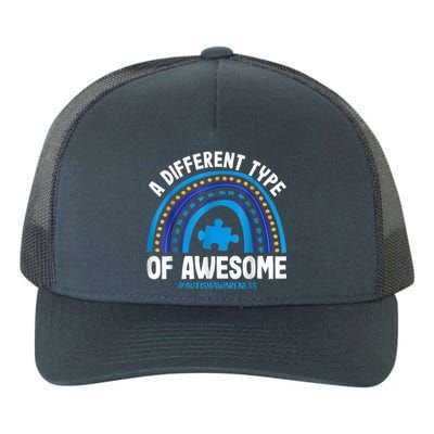 A Different Type Of Awesome Autism Awareness Yupoong Adult 5-Panel Trucker Hat