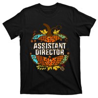 Assistant Director Thankful Grateful Blessed Fall Pumpkin T-Shirt