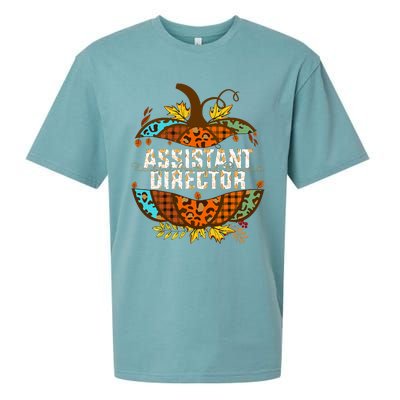 Assistant Director Thankful Grateful Blessed Fall Pumpkin Sueded Cloud Jersey T-Shirt