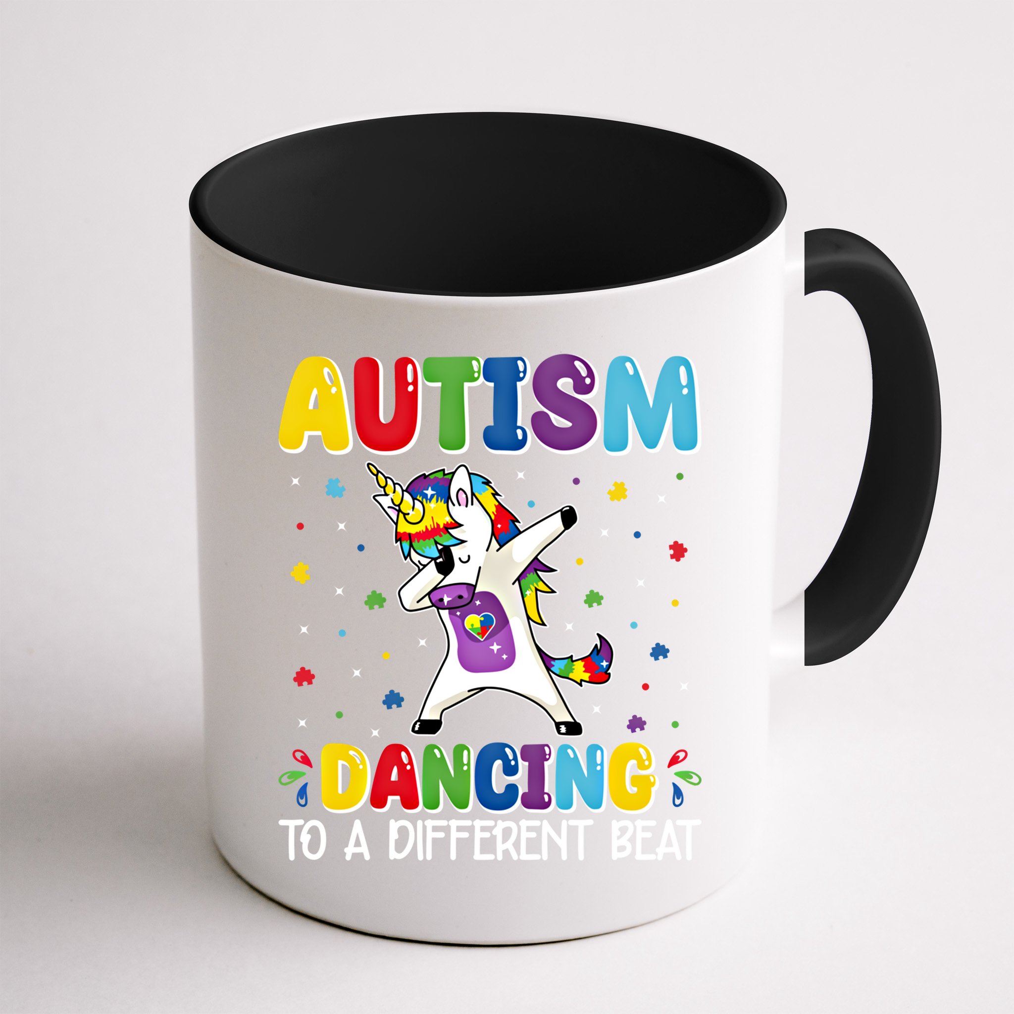 Autism Dancing To A Different Beat Dubbing Unicorn Autism Gift Mug