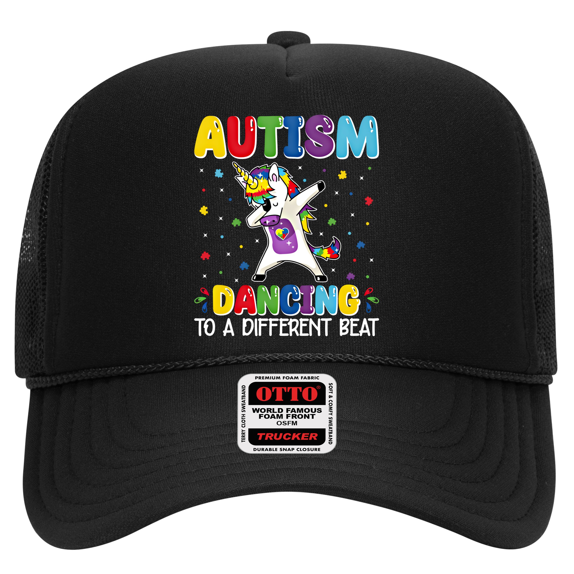 Autism Dancing To A Different Beat Dubbing Unicorn Autism Gift Hat