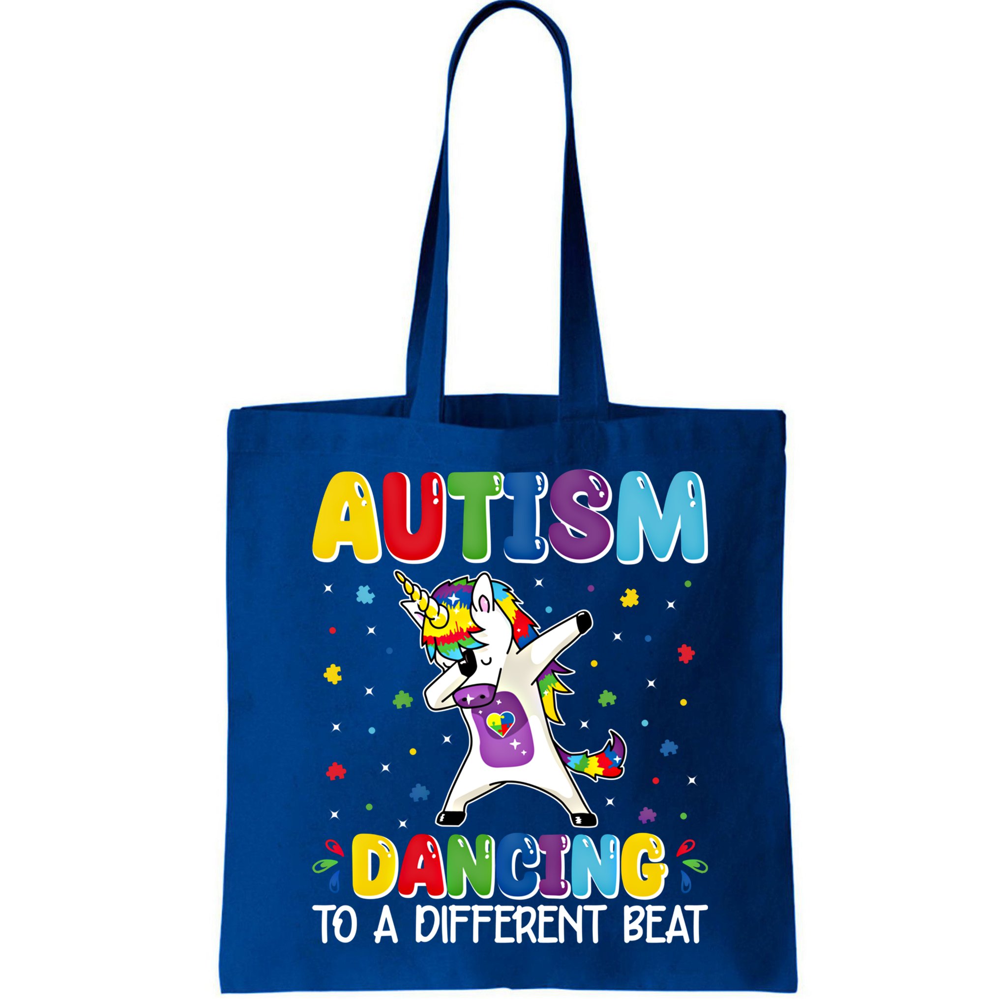 Autism Dancing To A Different Beat Dubbing Unicorn Autism Gift Bag