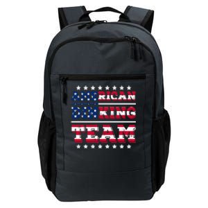 American Dinking Team Dink Pickleball Lovers Us Flag Gift Daily Commute Backpack