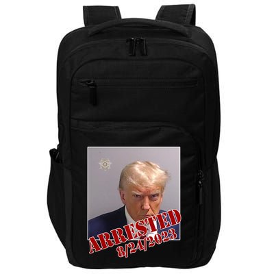 Arrested Donald Trump Mugshot Impact Tech Backpack