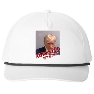 Arrested Donald Trump Mugshot Snapback Five-Panel Rope Hat