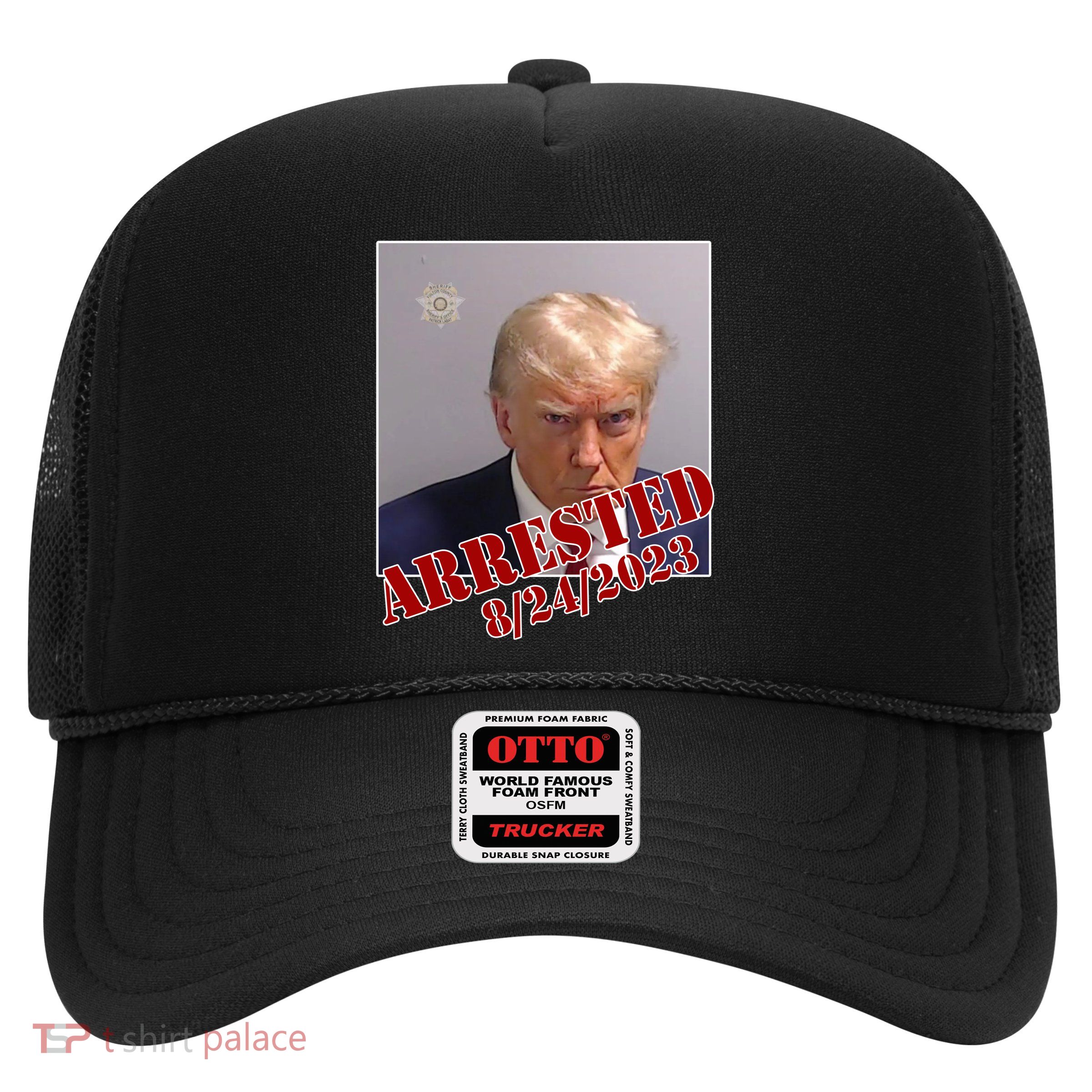 Arrested Donald Trump Mugshot Trucker Hat