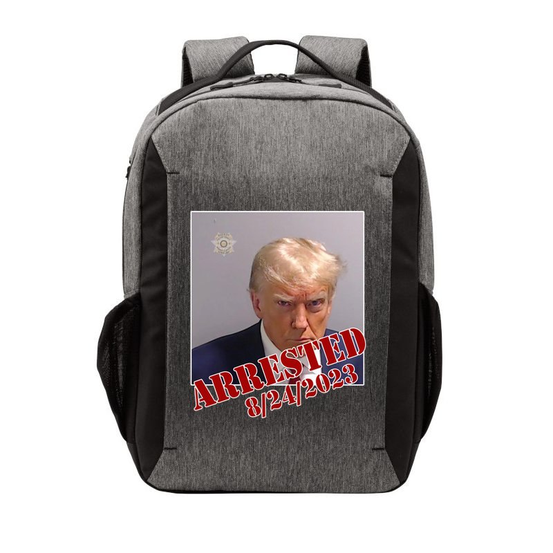 Arrested Donald Trump Mugshot Vector Backpack