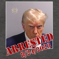 Arrested Donald Trump Mugshot Vector Backpack
