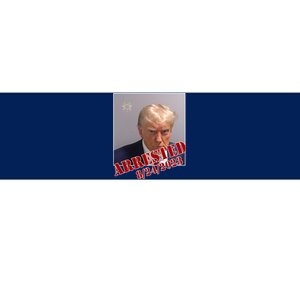 Arrested Donald Trump Mugshot Bumper Sticker