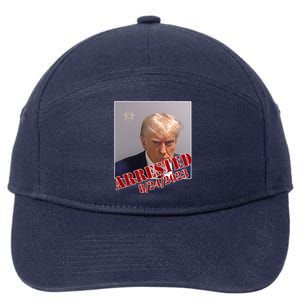 Arrested Donald Trump Mugshot 7-Panel Snapback Hat