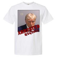 Arrested Donald Trump Mugshot Garment-Dyed Heavyweight T-Shirt