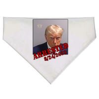 Arrested Donald Trump Mugshot USA-Made Doggie Bandana