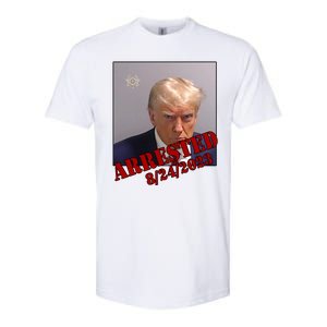 Arrested Donald Trump Mugshot Softstyle CVC T-Shirt