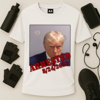 Arrested Donald Trump Mugshot Performance Shirt