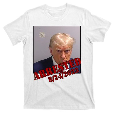 Arrested Donald Trump Mugshot T-Shirt