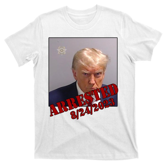 Arrested Donald Trump Mugshot T-Shirt