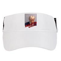 Arrested Donald Trump Mugshot Adult Drive Performance Visor